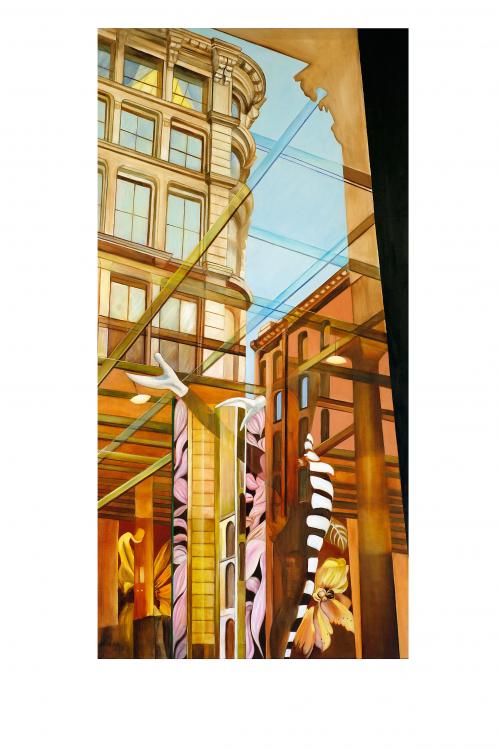 Merging-2008-oil-on-canvas-150x75