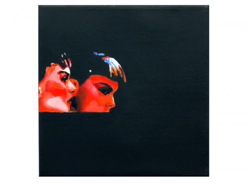 Friends-2008-oil-on-canvas-30x30