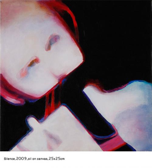 Silence2009-oil-on-canvas-30x30