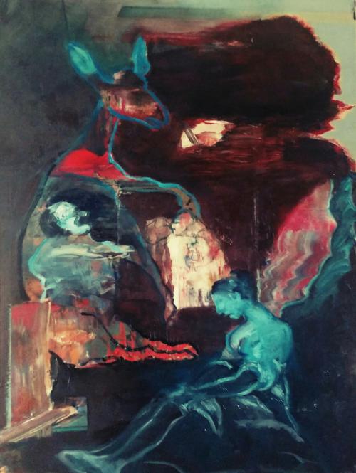 Kangaroo2017-oil-on-canvas-60X45
