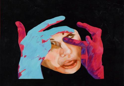 Contact-lenses-2008-oil-on-canvas-45x60