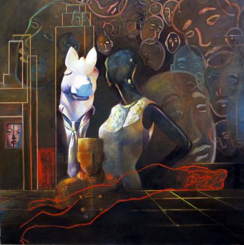 Red-string-2011-oil-on-canvas-150x150