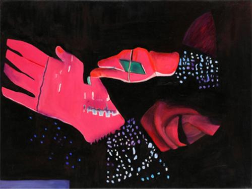 Hands-and-mask2008oil-on-canvas-45x60