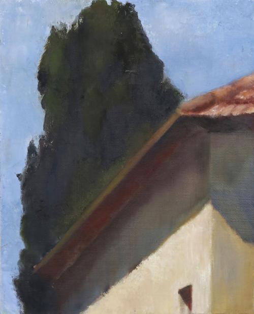 Landscape--2013Oil-on-paper-mounted-on-wood-31x24