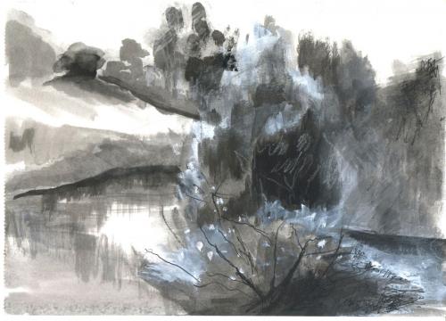 Landscape-2010-Ink-on-paper-16x22