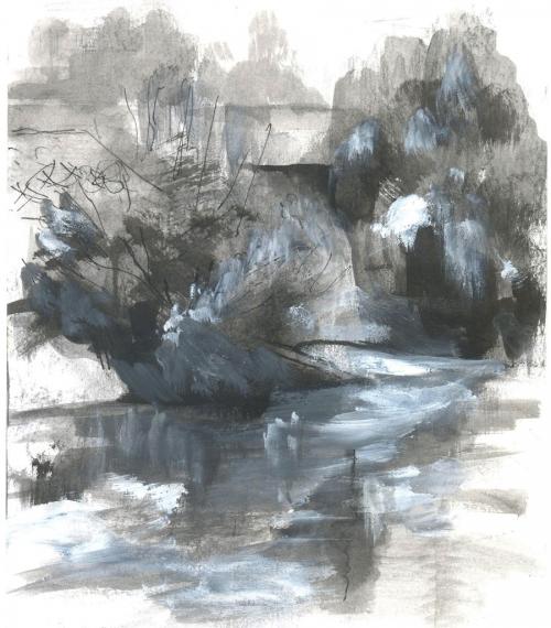 Landscape-2010Ink-on-paper-16x22
